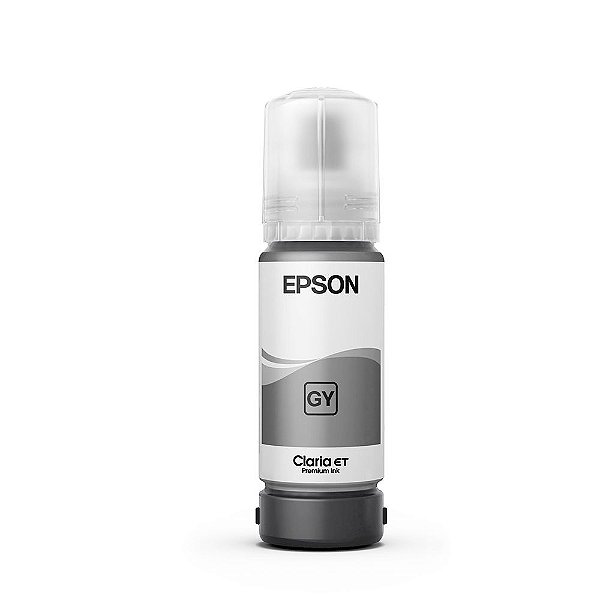 REFIL DE TINTA ORIGINAL EPSON T555GY CINZA 70ML