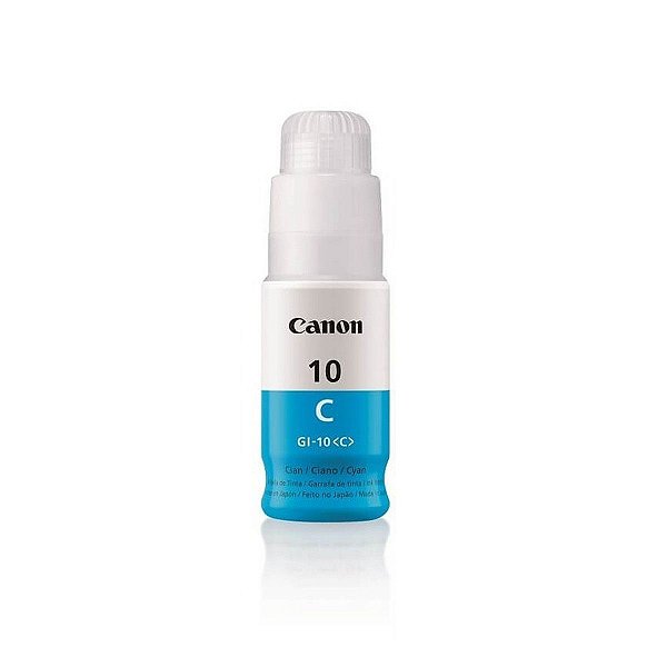 REFIL DE TINTA ORIGINAL CANON GI10C CORANTE CIANO 70ML