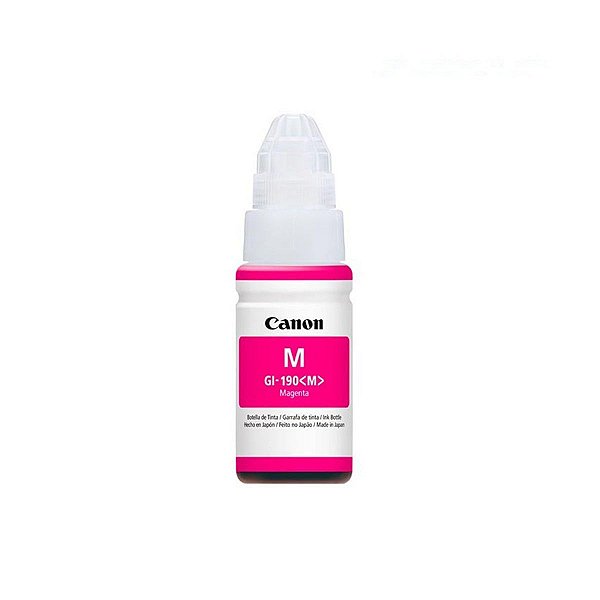 REFIL DE TINTA ORIGINAL CANON GI190M CORANTE MAGENTA 70ML