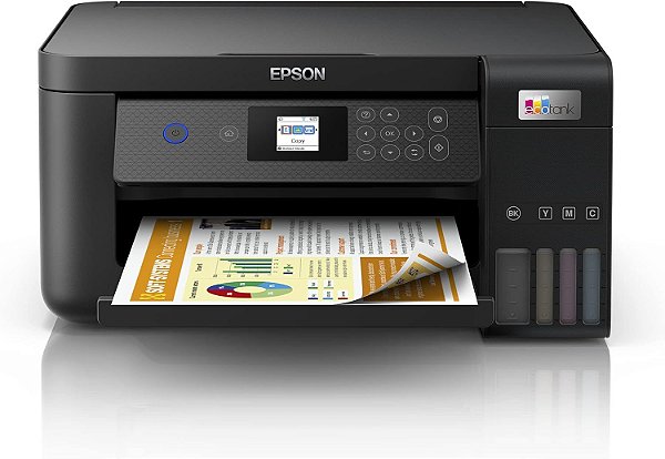 IMPRESSORA MULTIFUNCIONAL EPSON ECOTANK L4260 COLORIDA WI-FI BIVOLT PRETO