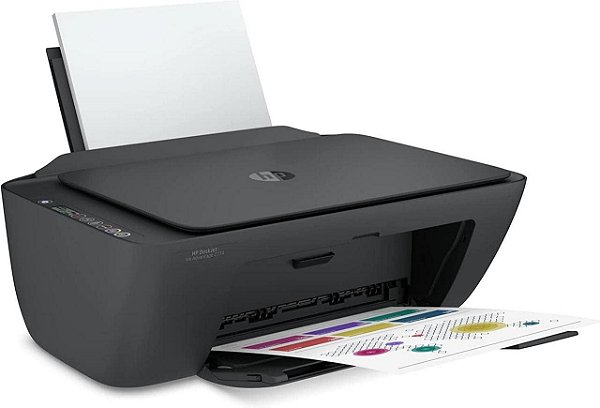IMPRESSORA MULTIFUNCIONAL HP DESKJET INK ADVANTAGE 2774 WI-FI SCANNER COLORIDA BIVOLT PRETO