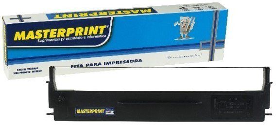 FITA PARA IMPRESSORA COMPATÍVEL COM EPSON LX300 13MMx10M MASTERPRINT PRETO