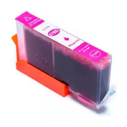 CARTUCHO DE TINTA COMPATÍVEL COM HP H0670XL M MAGENTA NEUTRO 15ML