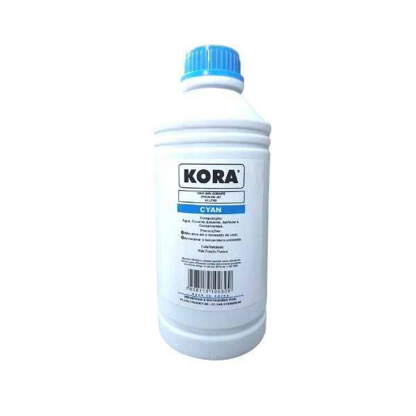 REFIL DE TINTA COMPATÍVEL COM EPSON UNIVERSAL SUBLIMÁTICA CIANO KORA 1L