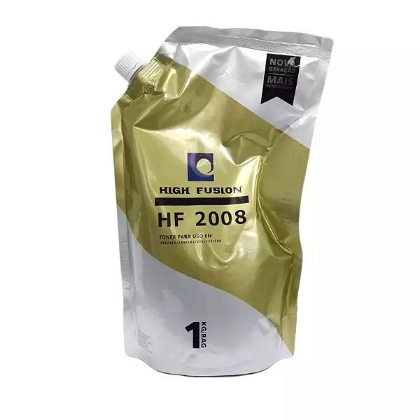 REFIL DE PÓ PARA TONER COMPATÍVEL COM HP UNIVERSAL HIGH FUSION HF-2008 1KG