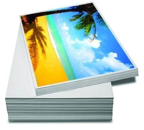 PAPEL FOTO AUTO ADESIVO A4 80G IMPORTADO COM 20 FOLHAS