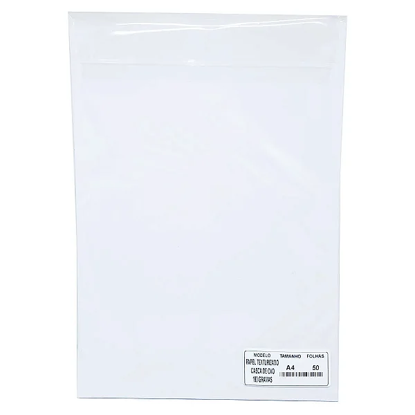 PAPEL TEXTURIZADO CASCA DE OVO A4 180G IMPORTADO COM 50 FOLHAS
