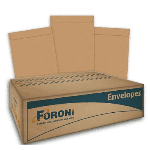 ENVELOPE KRAFT 24X34 80G 9755 FORONI COM 100 UNIDADES