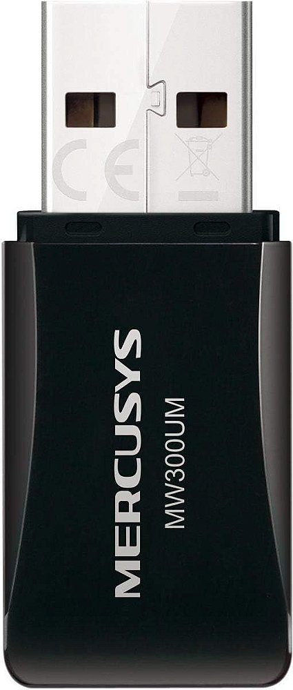 ADAPATADOR MINI USB WIRELESS 300MBPS MERCUSYS N-300/N300 MW300UM
