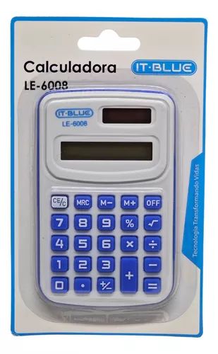 CALCULADORA CIENTIFICA 8 DIGITOS IT-BLUE LE-6006