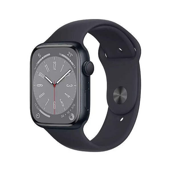 APPLE WATCH S8 GPS 45MM SPORT PRETO