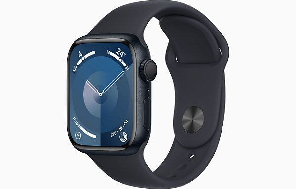 APPLE WATCH S9 41MM M/L GPS SPORT PRETO