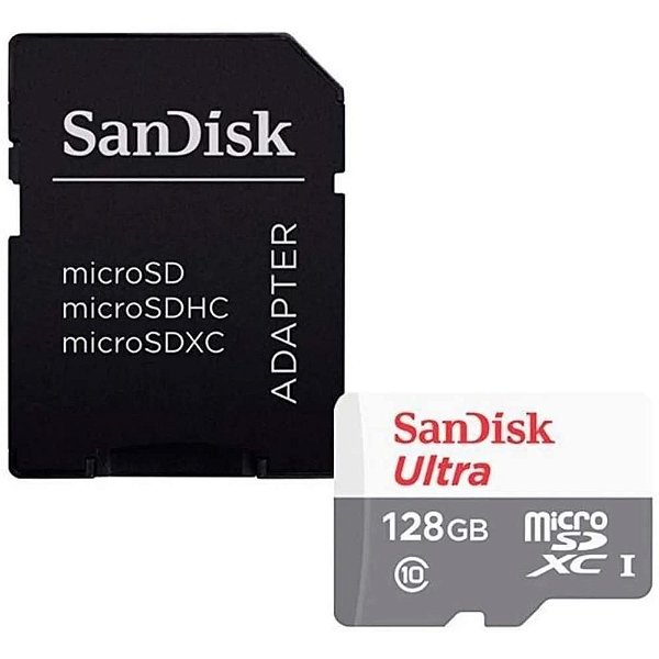 CARTÃO DE MEMÓRIA 128GB ULTRA MICRO SDXC SANDISK