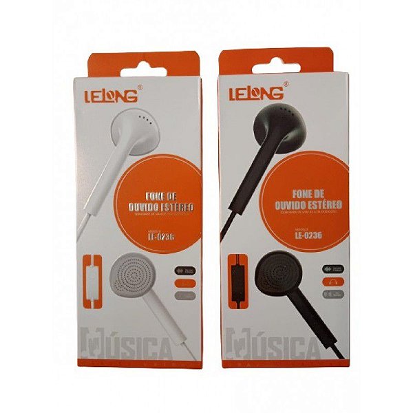 FONE DE OUVIDO ESTÉREO LELONG LE-0236