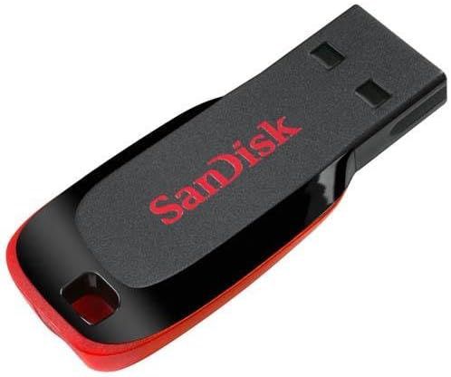 PEN DRIVE SANDISK CRUZER BLADE 32GB FLASH DRIVE SDCZ50 PRETO/VERMELHO