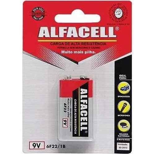 BATERIA 9V ALFACELL 6F22