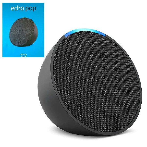 ECHO POP COM ALEXA PRETO