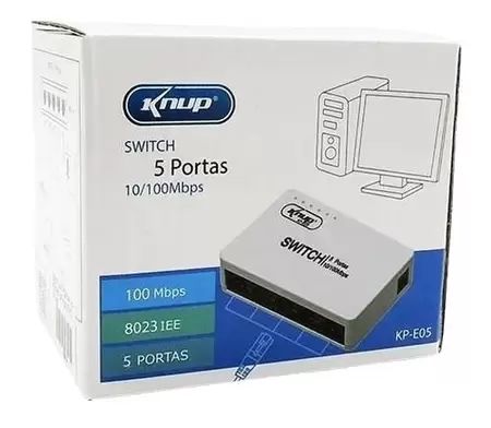 SWITCH 5 PORTAS KNUP KP-E05A