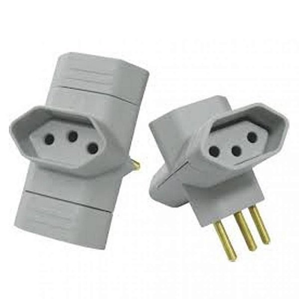 ADAPTADOR DE TOMADA PLUG COBRE PURO LUATEK SL6009