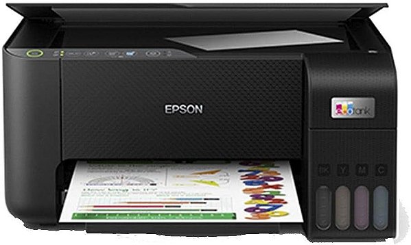 IMPRESSORA MULTIFUNCIONAL EPSON ECOTANK L3250 COLORIDA WI-FI USB BIVOLT PRETO
