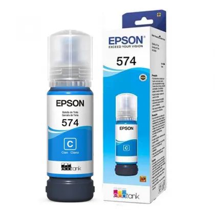 REFIL DE TINTA ORIGINAL EPSON T574 CIANO L8050 70ML
