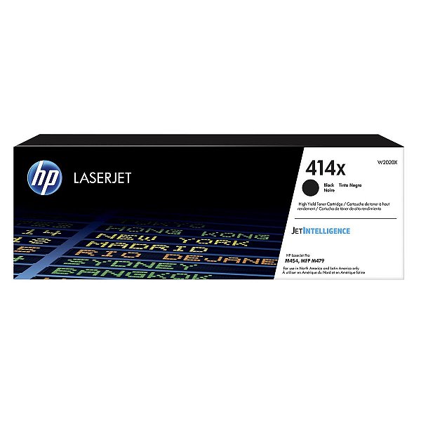 TONER ORIGINAL HP 414X W2020X PRETO 7,5K