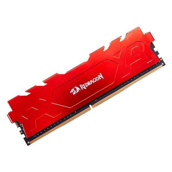 MEMÓRIA RAM REDRAGON 8GB DESKTOP DDR4 3200MHZ VERMELHA
