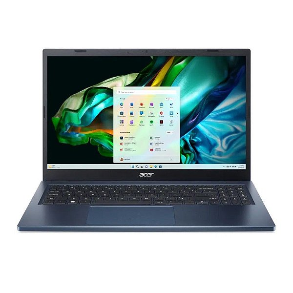 NOTEBOOK ACER ASPIRE 3 RYZEN 5 7520U 8GB DDR5 256GB SSD TELA 15.6'' WINDOWS 11 HOME PRATA