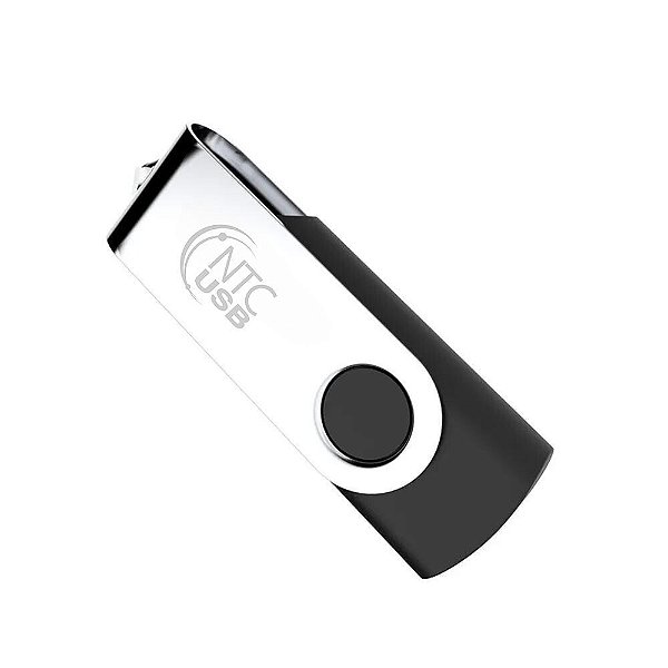PEN DRIVE NTC 8GB USB 2.0 NTCJS001 PRETO/PRATA