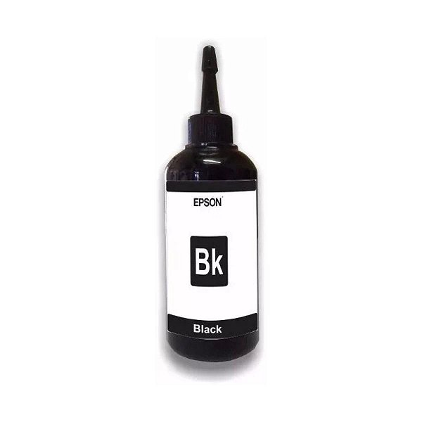 REFIL DE TINTA COMPATÍVEL COM EPSON L100 L200 375 365 CORANTE PRETO QUALY INK 100ML