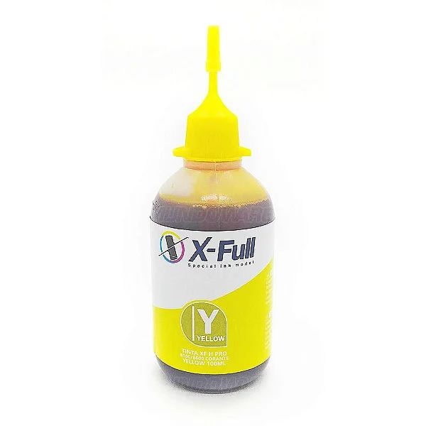 REFIL DE TINTA COMPATÍVEL COM HP PRO 8100 8600 PIGMENTADA AMARELO X-FULL 100ML