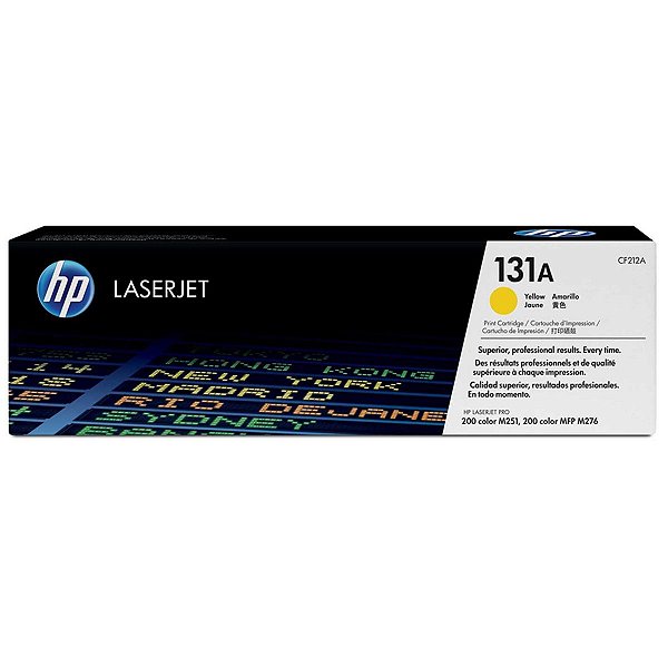 TONER ORIGINAL HP CF212A 131A AMARELO 1.8K