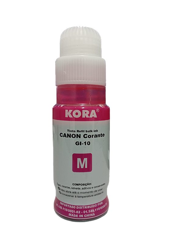 TINTA COMPATÍVEL COM CANON GL10 MAGENTA CORANTE KORA 70ML