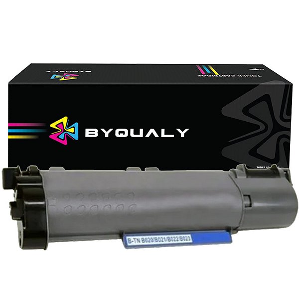 TONER COMPATÍVEL COM BROTHER TN B021 PRETO BYQUALY 2.6K