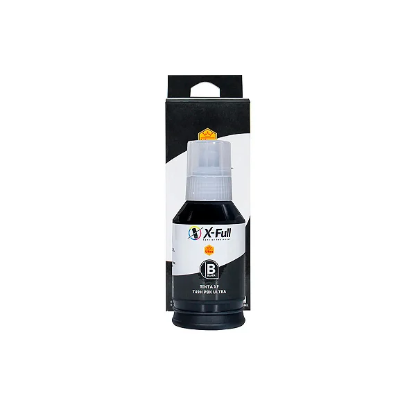 REFIL DE TINTA COMPATÍVEL COM EPSON T49H CORANTE ULTRA PRETO X-FULL 140ML