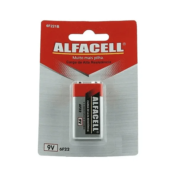 BATERIA ALCALINA 9V ALFACELL