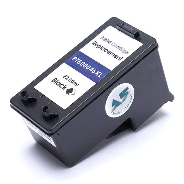 CARTUCHO DE TINTA COMPATÍVEL COM HP 46XL PT6370046 PRETO IMPORTADO 22ML