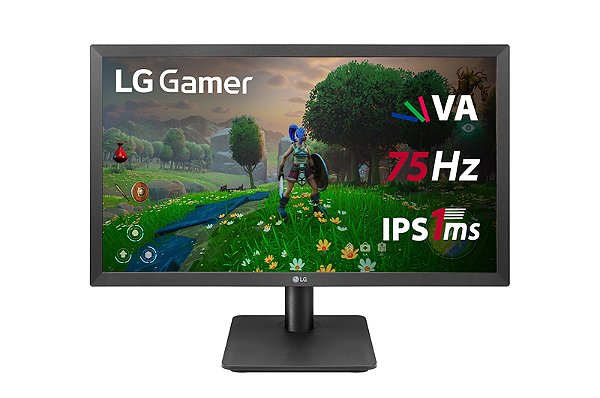 MONITOR GAMER LG 21,5'' VA FULL HD 1920x1080 75Hz 5ms (GtG) HDMI AMD FREESYNC 22MP410-B