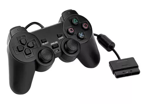CONTROLE GAMEPAD COM FIO USB YEPP DOUBLE SHOCK 2 PRETO