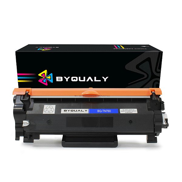 TONER COMPATÍVEL COM BROTHER TN760 BYQUALY 3K