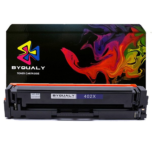 TONER COMPATÍVEL COM CF402X CF502X AMARELO BYQUALY 2.3K