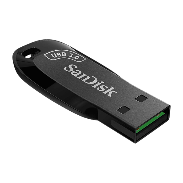 PEN DRIVE SANDISK ULTRA SHIFT 256GB PRETO