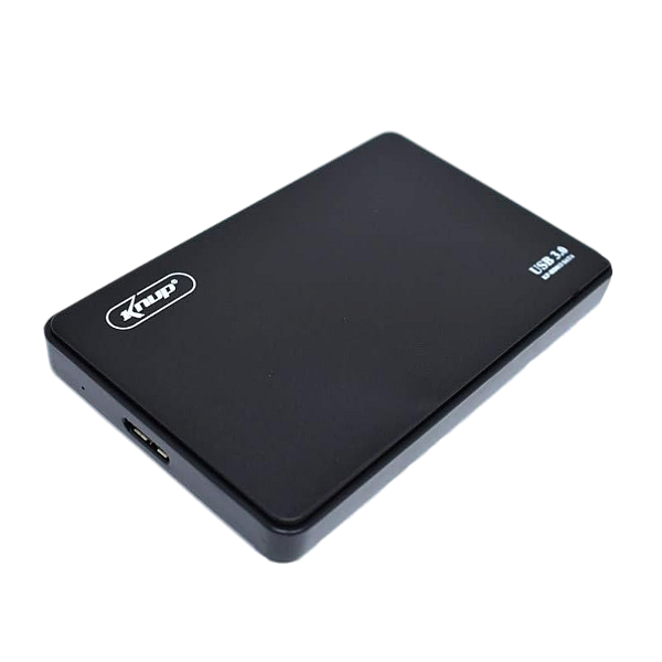 CASE EXTENO PARA HD SATA 2.5 USB 3.0 KP HD013 KNUP PRETO