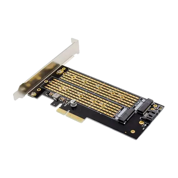 PLACA PCIE PARA SSD M2 NVME E SSD SATA KP AD316 KNUP