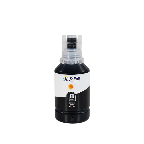 REFIL DE TINTA COMPATÍVEL COM EPSON T524 CORANTE PRETO X-FULL 127ML