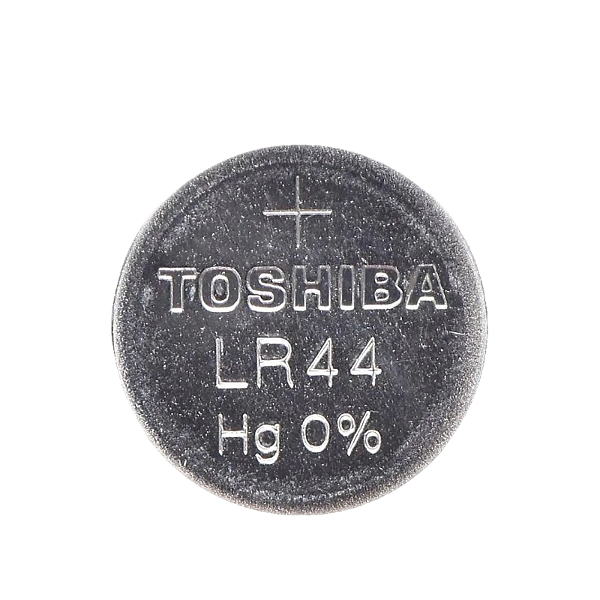 BATERIA BOTÃO TOSHIBA 1,5V LR44 COM 5 UNIDADES