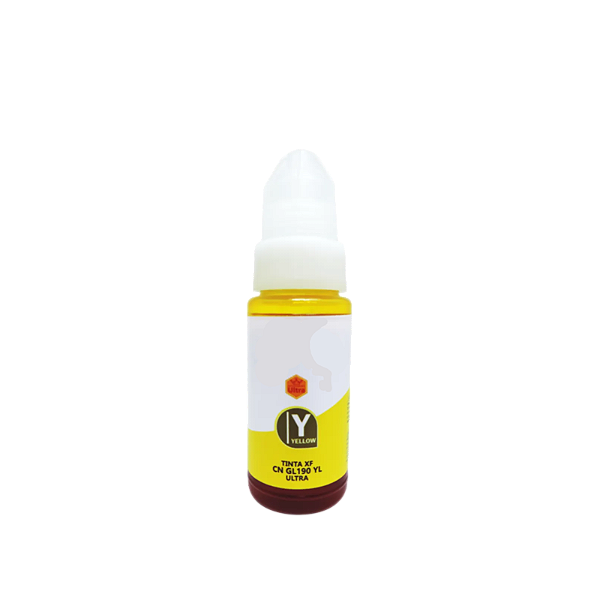 TINTA COMPATÍVEL COM CANON GL190 AMARELO CORANTE KORA 70ML