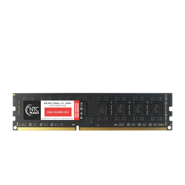 MEMORIA RAM NTC 4GB DDR3 1600MHZ DESKTOP NTCKF1600DD3-4GB