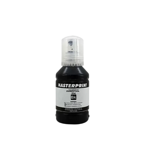 TINTA COMPATÍVEL COM EPSON 534 PRETO PIGMENTADA MASTERPRINT 140ML