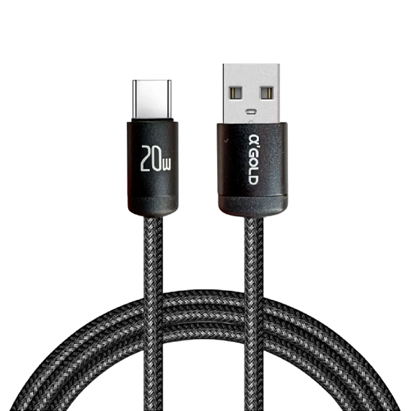 CABO DE DADOS USB TIPO-C 1M CB77-3 A'GOLD